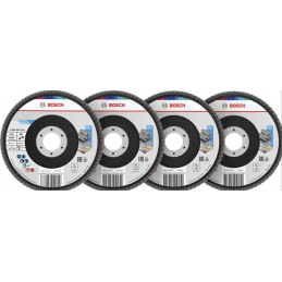 Zestaw tarcz listkowych X451 T29 125×22,23 mm G40, G60, G80, G120 (60 szt) Bosch