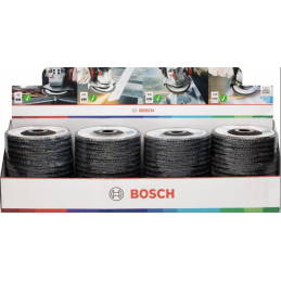 Zestaw tarcz listkowych X451 T29 125×22,23 mm G40, G60, G80, G120 (60 szt) Bosch