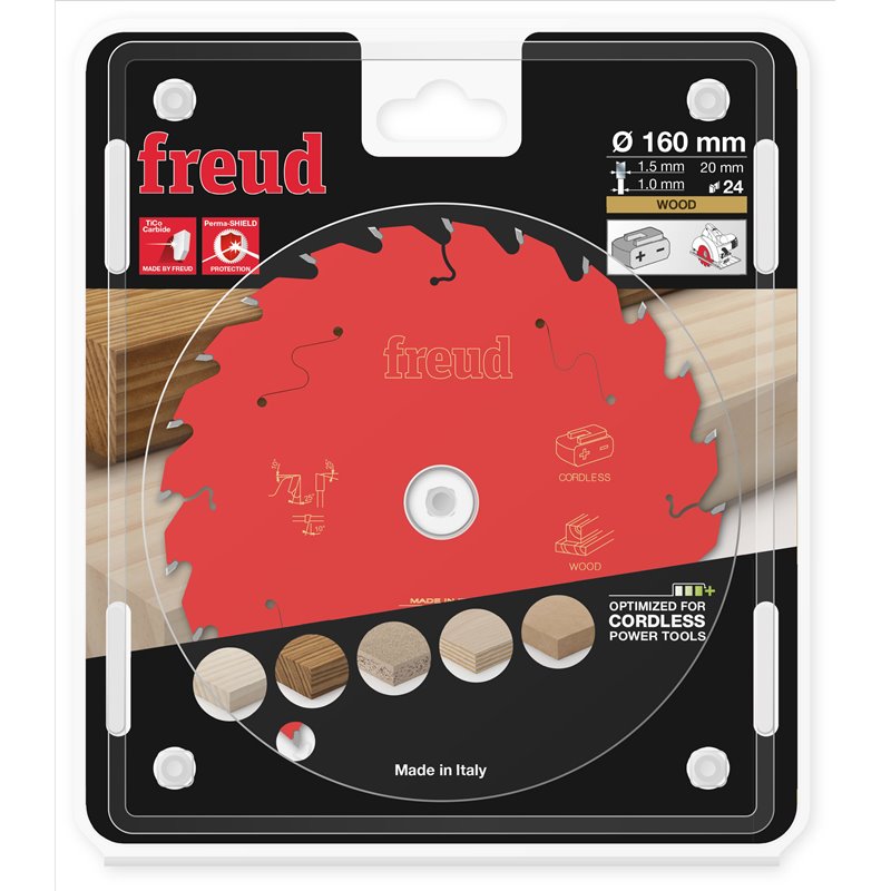 Piła tarczowa drewno, 160 x 20 x 1,5/1 x T24 FR05W015HC FREUD