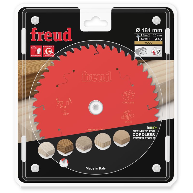 Piła tarczowa drewno, 184 x 20 x 1,6/1 x T48 FR11W011HC FREUD