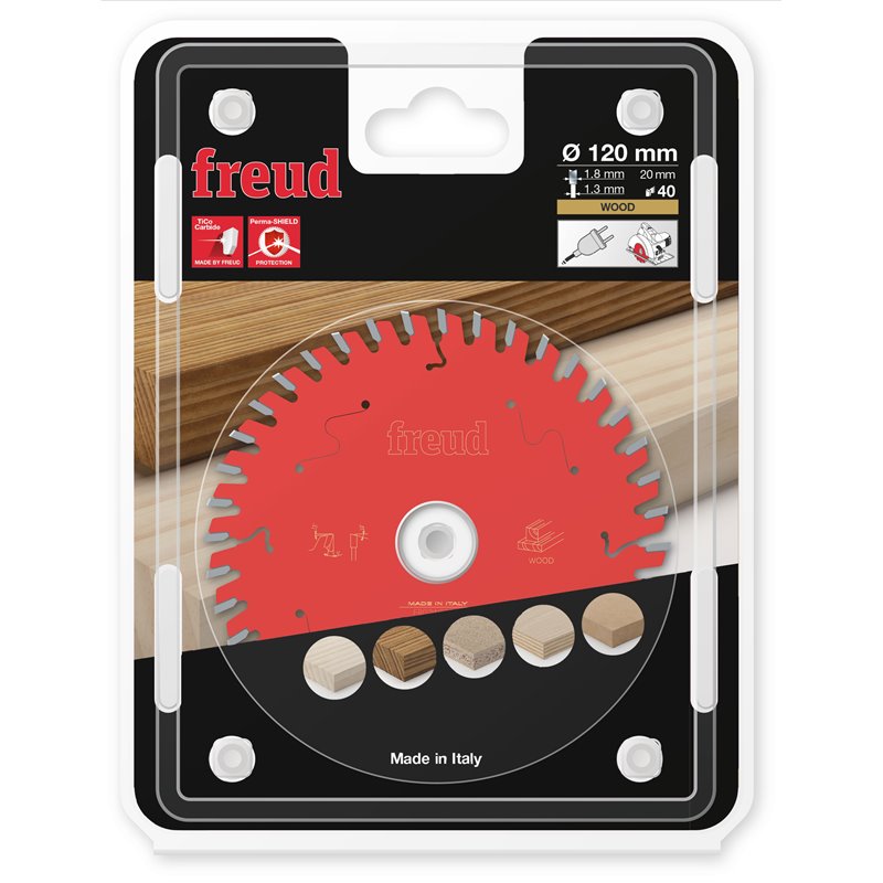 Piła tarczowa drewno, 120 x 20 x 1,8/1,3 x T40 FR02W002H FREUD