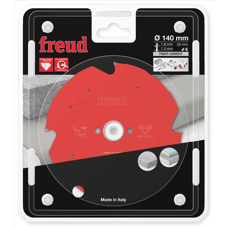 Piła tarczowa włóknocement, 140 x 20 x 1,8/1,3 x T4 FR04F001H FREUD