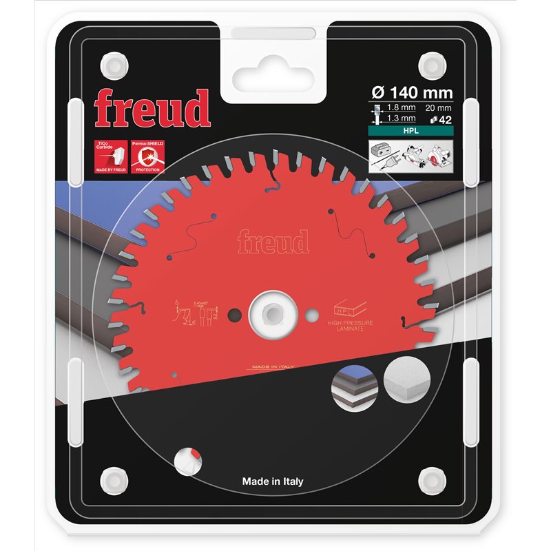 Piła tarczowa do HPL 140x20 mm 42Z FR04H001H FREUD