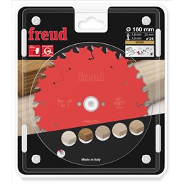 Piła tarczowa drewno, 160 x 20 x 1,8/1,3 x T24 FR06W003H FREUD