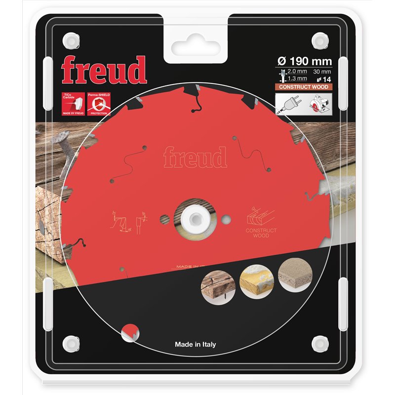 Tarcza do drewna budowlanego190x30mm Z14 F03FS09792 FREUD