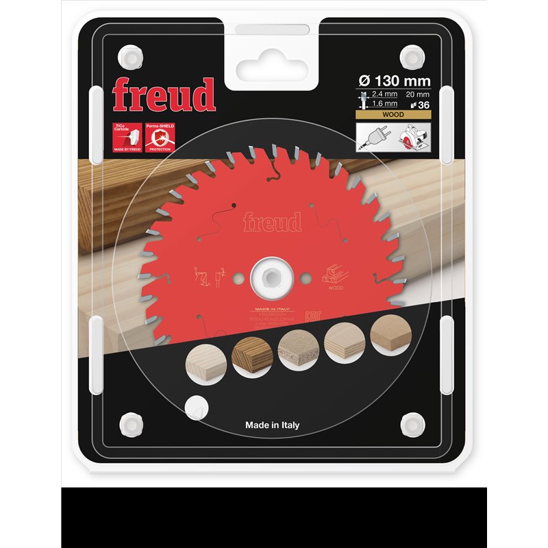 Piła tarczowa drewno, 130 x 20 x 2,4/1,6 x T36 FR03W002H FREUD