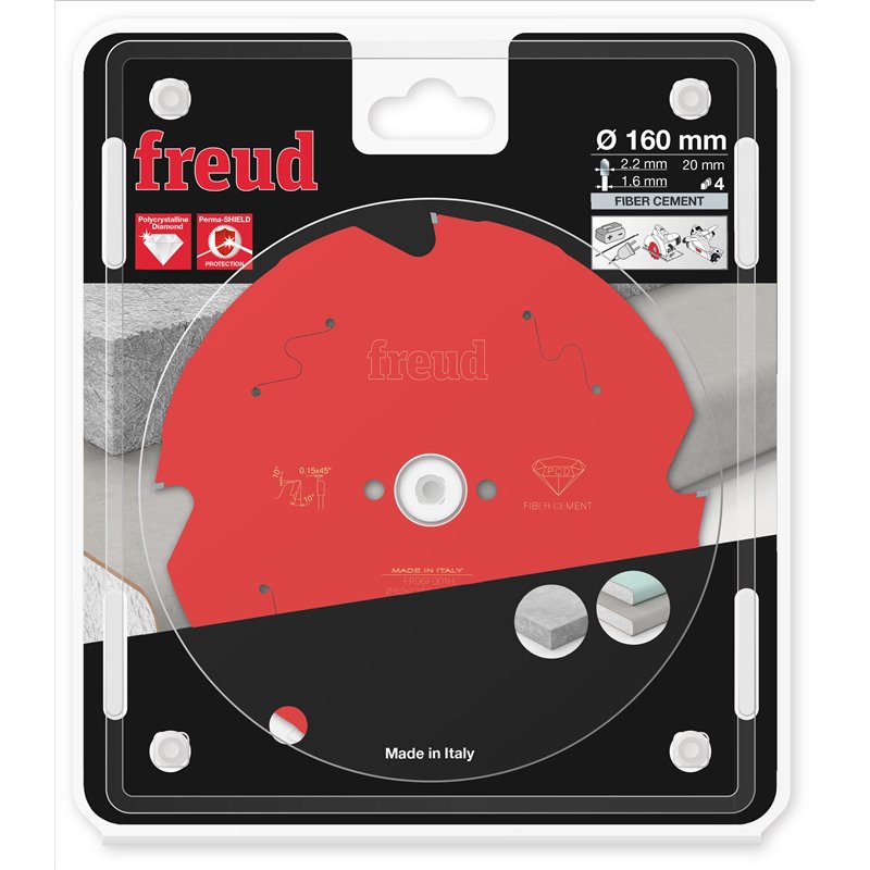 Piła tarczowa włóknocement, 160 x 20 x 2,2/1,6 x T4 FR06F001H FREUD
