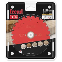 Piła tarczowa drewno, 160 x 30 x 2,4/1,6 x T24 FR06W012H FREUD