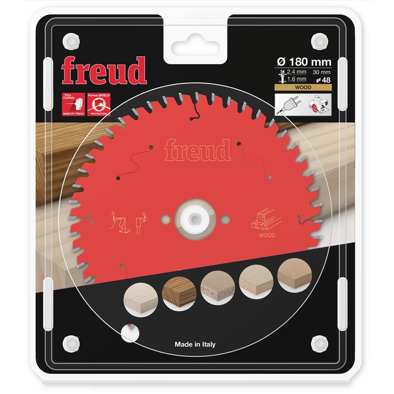 Piła tarczowa drewno, 180 x 30 x 2,4/1,6 x T48 FR09W004H FREUD