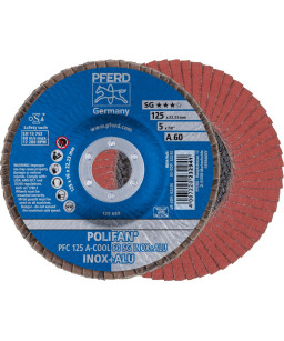 PFERD Sciernica lamelowa POLIFAN PFC 125 A-COOL 60 SG INOX+ALU