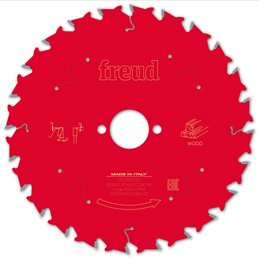 Piła tarczowa do drewna litego i płyt MDF 190x30mm Z24 FREUD F03FS09717