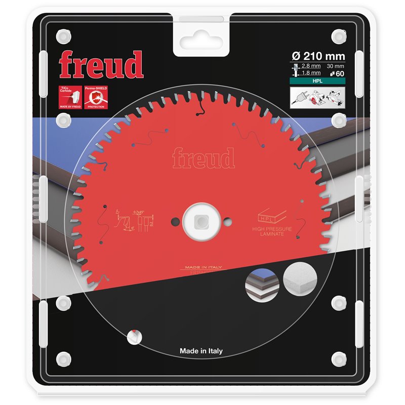 Piła tarczowa płyty HPL, 210 x 30 x 2,8/1,8 x T60 FR15H001H FREUD