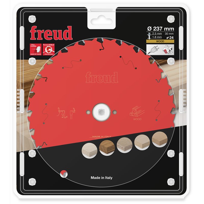 Piła tarczowa drewno, 237 x 30 x 2,5/1,8 x T24 FR21W001H FREUD