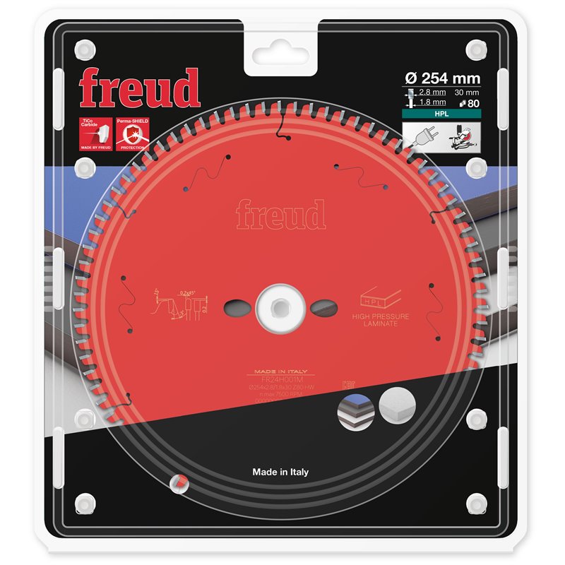 Piła tarczowa do płyt HPL 254x30mm 80Z FR24H001M FREUD