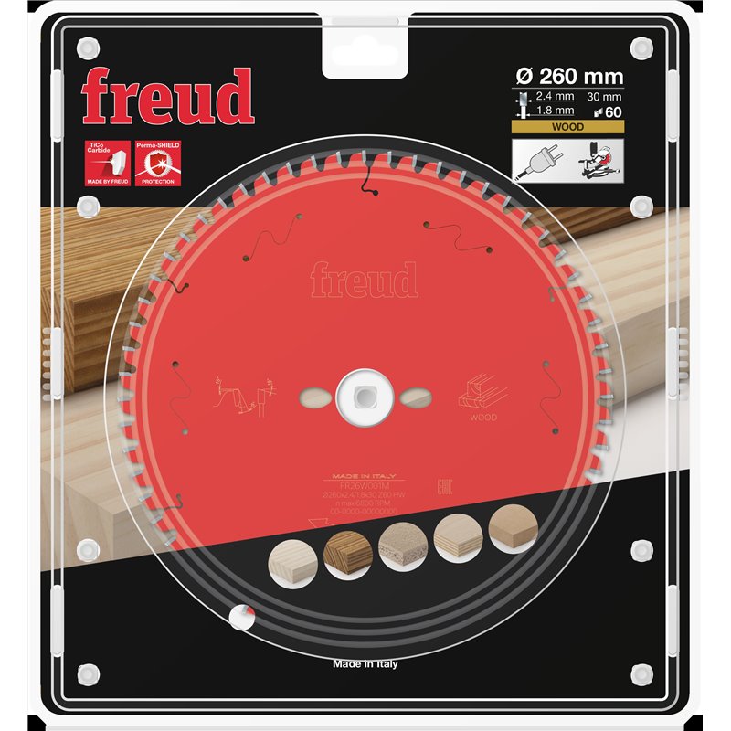 Piła tarczowa do drewna 260x30mm 60Z FR26W001M FREUD