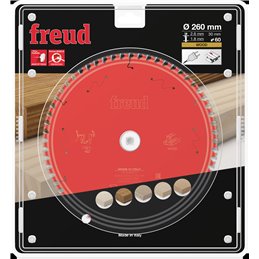 Piła tarczowa drewno, 260 x 30 x 2,6/1,8 x T60 FR26W001T FREUD