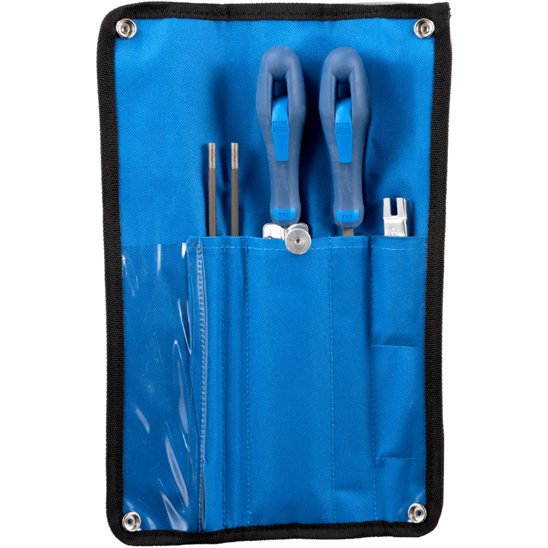 PFERD  Zestaw do ostrzenia pił łańcuchowych 4,8 mm 3/16" do podziałki łańcucha 0,325" w zwijanym etui