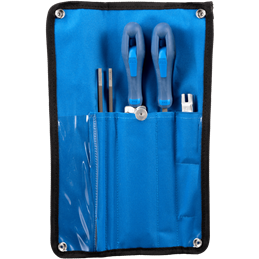 PFERD  Zestaw do ostrzenia pił łańcuchowych 5,16 mm 13/64" do podziałki łańcucha 3/8" w zwijanym etui