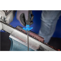 PFERD  Zestaw ergonomicznych uchwytów FH1 z przymiarami kątowymi 25/30–30/35° do pilników do łańcuchów pił Ø4,0–5,5 mm