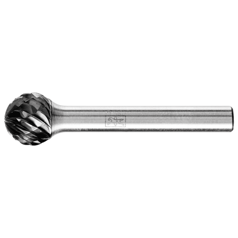 PFERD  Wysokowydajny trzpień frezarski ze stopów twardych ALLROUND kształt kulisty KUD Ø 12 x 10 mm trzpień Ø 6 mm HICOAT uniwer