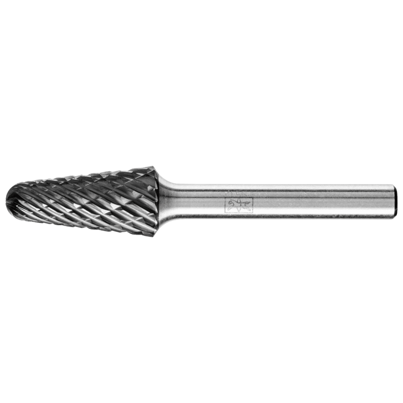 PFERD  Wysokowydajny trzpień frezarski ze stopów twardych ALLROUND, kształt stożkowy KEL, ø 12 x 25 mm, ø trzpienia 6 mm, HICOAT