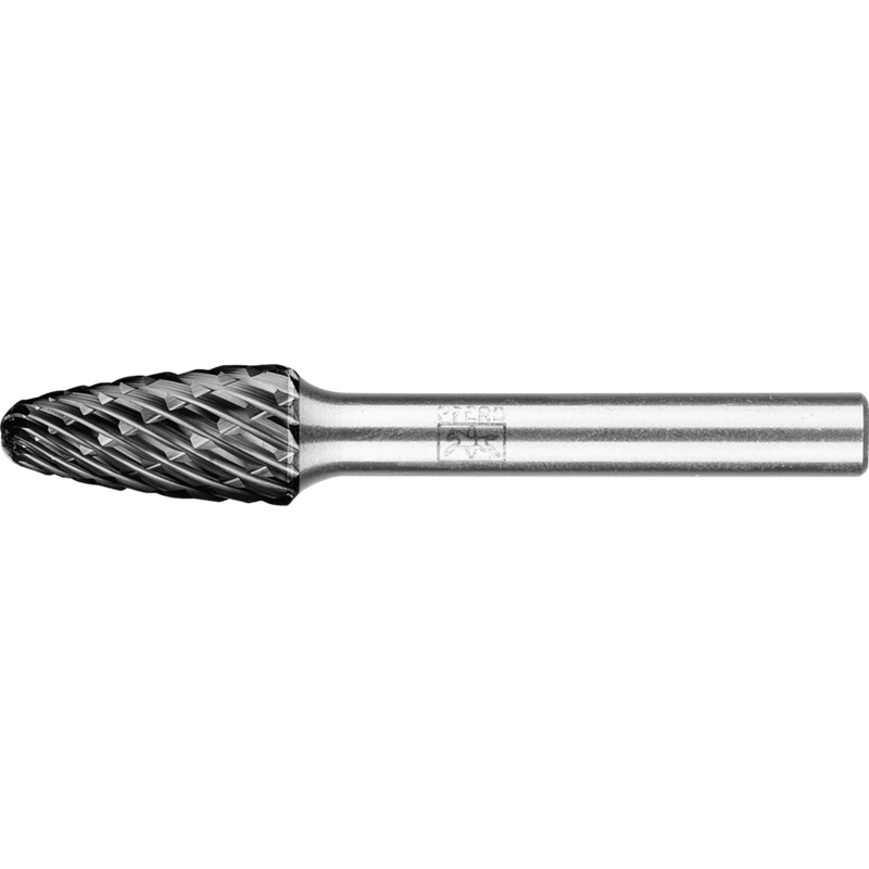 PFERD  Wysokowydajny trzpień frezarski ze stopów twardych ALLROUND kształt stożkowy RBF Ø 10 x 20 mm, trzonek Ø 6 mm HICOAT uniw