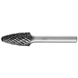 PFERD  Wysokowydajny trzpień frezarski ze stopów twardych ALLROUND kształt stożkowy RBF Ø 12 x 25 mm, trzonek Ø 6 mm HICOAT uniw