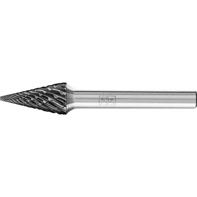 PFERD  Wysokowydajny trzpień frezarski ze stopów twardych ALLROUND kształt ostrostożkowy SKM Ø 10 x 20 mm, trzonek Ø 6 mm HICOAT
