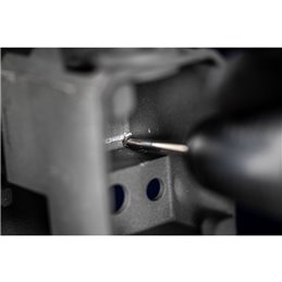 PFERD  Wysokowydajny trzpień frezarski ze stopów twardych ALLROUND kształt kulisty KUD Ø 03 x 02 mm trzpień Ø 3 mm uniwersalne g