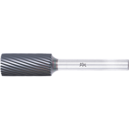 PFERD  Wysokowydajny trzpień frezarski ze stopów twardych walec ZYA, Ø 12 x 25 mm, Ø trzonka 6 mm Z3, powłoka HICOAT, uniwersaln