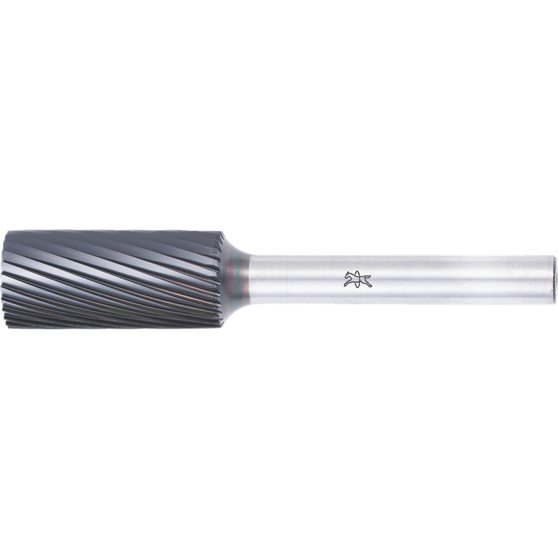 PFERD  Wysokowydajny trzpień frezarski ze stopów twardych walec ZYA, Ø 12 x 25 mm, Ø trzonka 6 mm Z3, powłoka HICOAT, uniwersaln