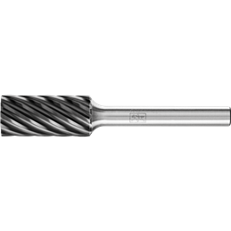 PFERD  Wysokowydajny trzpień frezarski ze stopów twardych INOX kształt walcowy ZYA Ø 12 x 25 mm trzpień Ø 6 mm HICOAT do stali n