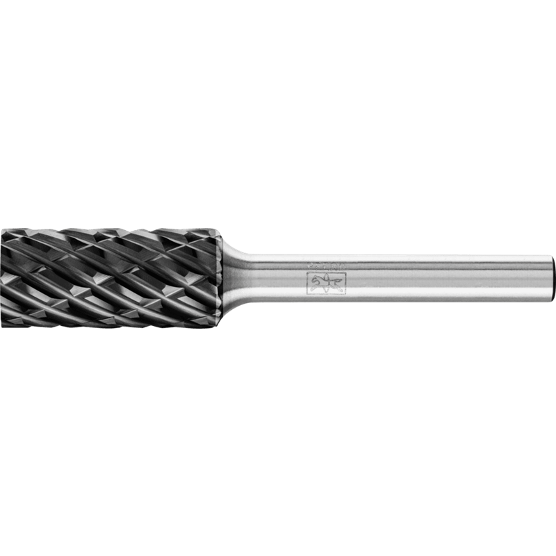 PFERD  Wysokowydajny trzpień frezarski ze stopów twardych STEEL walcowy ZYA Ø 12 x 25 mm trzpień Ø 6 mm HICOAT do stali