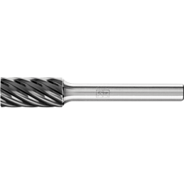 PFERD  Wysokowydajny trzpień frezarski ze stopów twardych INOX kształt walcowy ZYA Ø 10 x 20 mm trzpień Ø 6 mm HICOAT do stali n