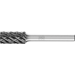 PFERD  Wysokowydajny trzpień frezarski ze stopów twardych STEEL walcowy ZYA Ø 10 x 20 mm trzpień Ø 6 mm HICOAT do stali