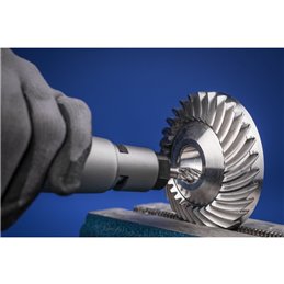 PFERD  Wysokowydajny trzpień frezarski ze stopów twardych STEEL kształt płomienia B Ø 12 x 30 mm trzpień Ø 6 mm HICOAT do stali