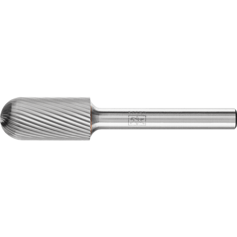 PFERD  Wysokow. trzpień frezarski ze stopów twardych, kształt kulisto-walcowy WRC, Ø12x25mm, Øtrzonka 6mm Z5, powłoka HICOAT, un