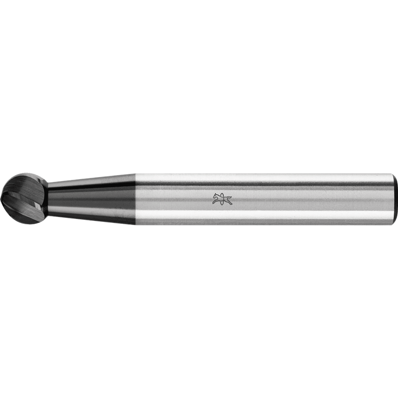 PFERD  Wysokow. trzpień frezarski ze stopów twardych ALU kulisty KUD, Ø6x5mm, Øtrzonka 6mm, powłoka HICOAT, do aluminium / metal