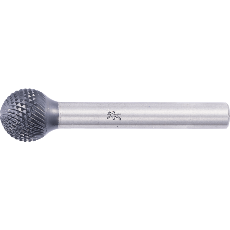 PFERD  Wysokowydajny trzpień frezarski ze stopów twardych MICRO, kulisty KUD, Ø 12x10 mm, Ø trzonka 6 mm, powłoka HICOAT, do obr