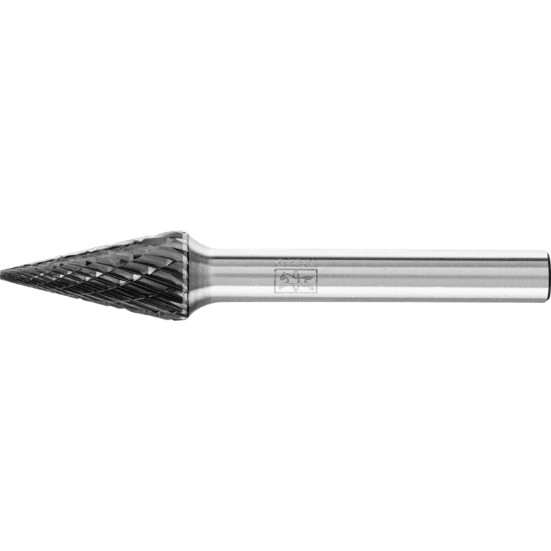 PFERD  Wysokowydajny trzpień frezarski ze stopów twardych kształt ostrostożkowy SKM Ø 10 x 20 mm trzpień Ø 6 mm Z3P HICOAT uniwe