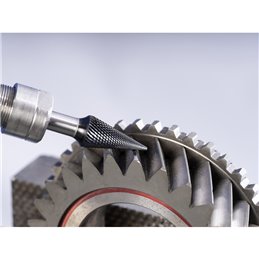 PFERD  Wysokow. trzpień frezarski ze stopów twardych MICRO, kształt ostrostożkowy SKM, Ø10x20mm, Øtrz.6mm, powłoka HICOAT, do ob