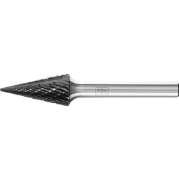 PFERD  Wysokowydajny trzpień frezarski ze stopów twardych kształt ostrostożkowy SKM Ø 12 x 25 mm trzpień Ø 6 mm Z3P HICOAT uniwe