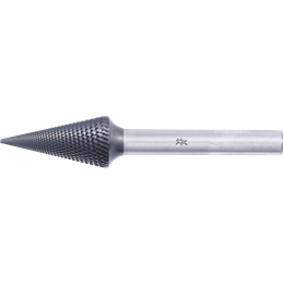 PFERD  Wysokow. trzpień frezarski ze stopów twardych MICRO, kształt ostrostożkowy SKM, Ø12x25mm, Øtrz.6mm, powłoka HICOAT, do ob