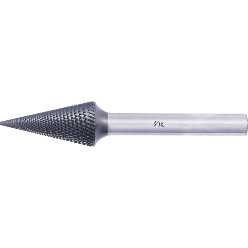 PFERD  Wysokow. trzpień frezarski ze stopów twardych MICRO, kształt ostrostożkowy SKM, Ø12x25mm, Øtrz.6mm, powłoka HICOAT, do ob