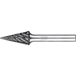 PFERD  Wysokowydajny trzpień frezarski ze stopów twardych STEEL kształt ostrostożkowy SKM Ø 12 x 25 mm trzpień Ø 6 mm HICOAT do 