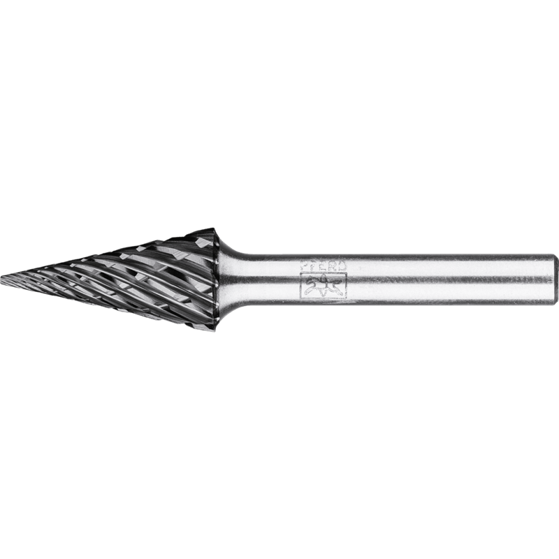 PFERD  Wysokowydajny trzpień frezarski ze stopów twardych STEEL kształt ostrostożkowy SKM Ø 12 x 25 mm trzpień Ø 6 mm HICOAT do 