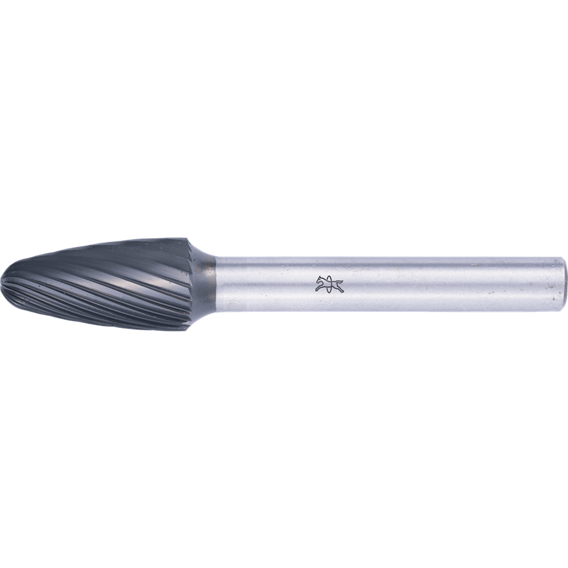 PFERD  Wysokowydajny trzpień frezarski ze stopów twardych, kształt drzewa RBF, Ø 10x20 mm, Ø trzonka 6 mm Z3, powłoka HICOAT, un