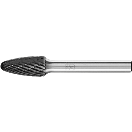 PFERD  Wysokowydajny trzpień frezarski ze stopów twardych kształt drzewa RBF Ø 10 x 20 mm trzpień Ø 6 mm Z3P HICOAT uniwersalne