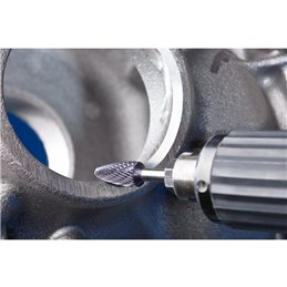 PFERD  Wysokowydajny trzpień frezarski ze stopów twardych kształt drzewa RBF Ø 10 x 20 mm trzpień Ø 6 mm Z3P HICOAT uniwersalne