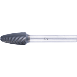 PFERD  Wysokowydajny trzpień frezarski ze stopów twardych, kształt drzewa RBF, Ø 10x20 mm, Ø trzonka 6 mm Z5, powłoka HICOAT, un